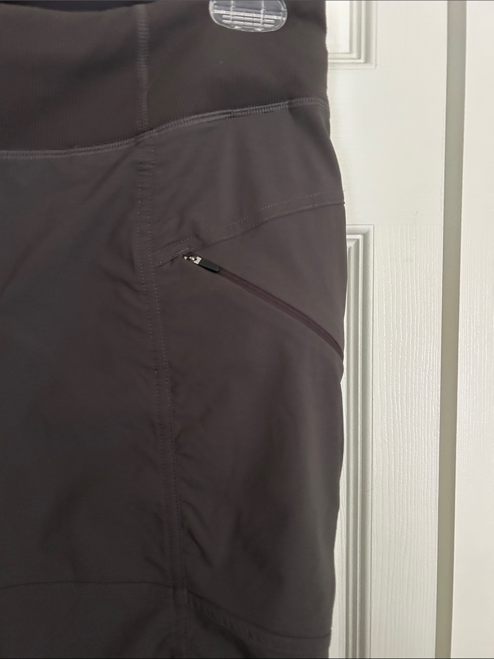 Prana Small Nylon Athleisure Hiking Pants Pull On Comfort Drawstring Olive Green - Picture 3 of 11